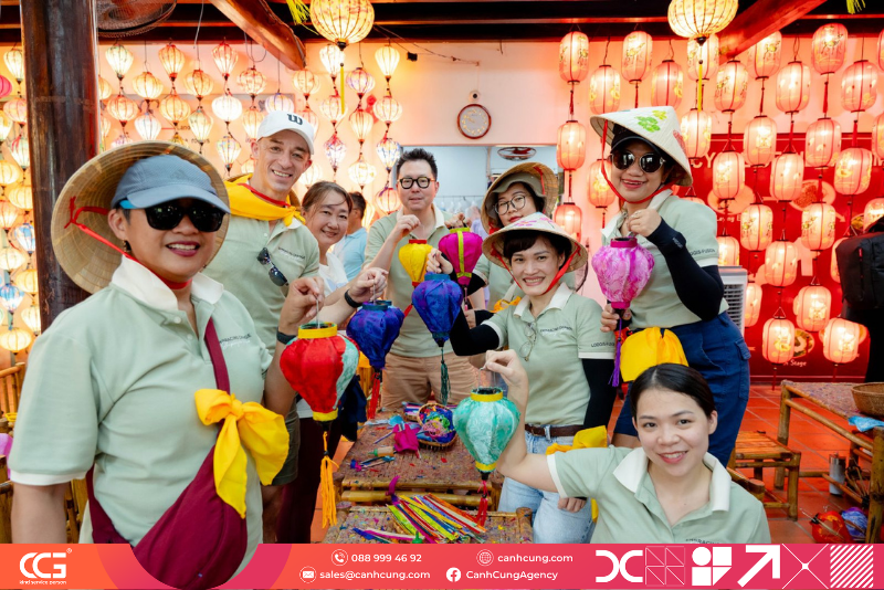 Workshop làm lồng đèn truyền thống tại Hội An dành cho doanh nghiệp